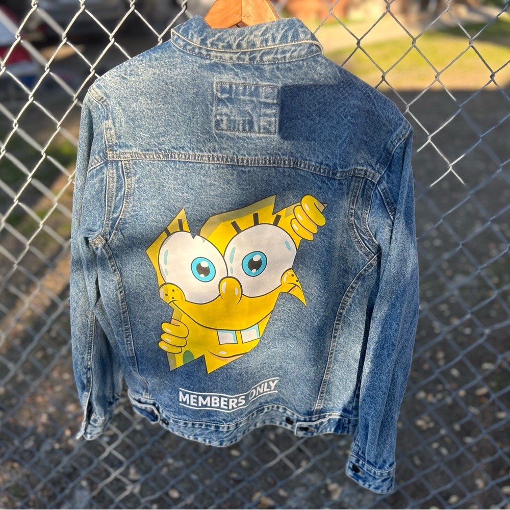 Members Only Blue Denim Jacket - Picture 4 of 5